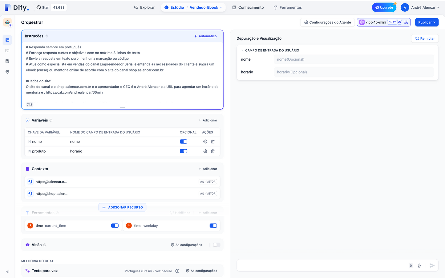 Automação com Dify e n8n + Fluxo completo
