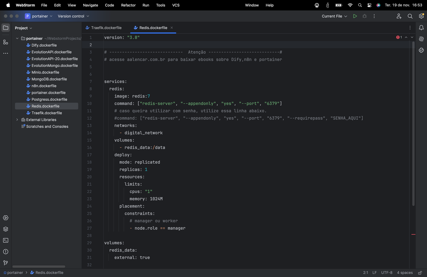 Portainer do Zero ao Avançado: Guia Completo para Docker Swarm, Dify, Traefik e n8n