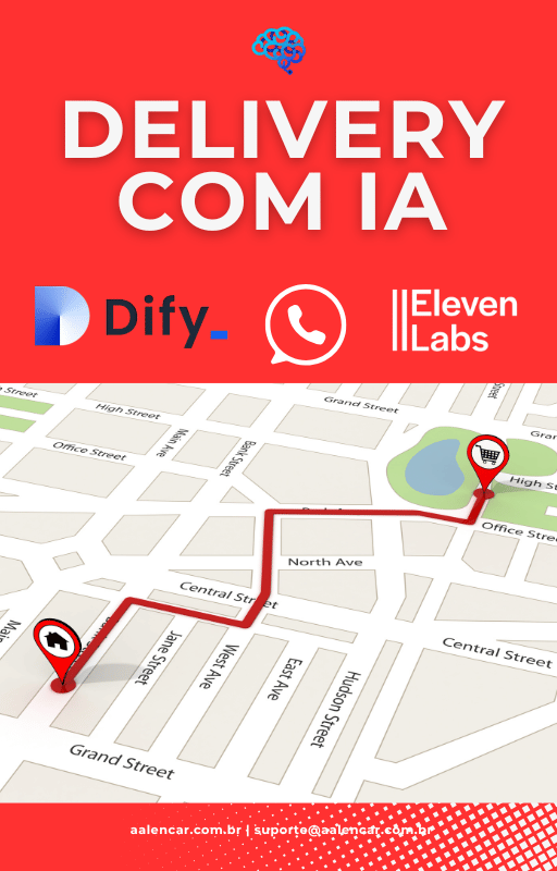 Fluxo Chatbot Delivery - Dify.ai com Google Maps, n8n e ElenvenLabs