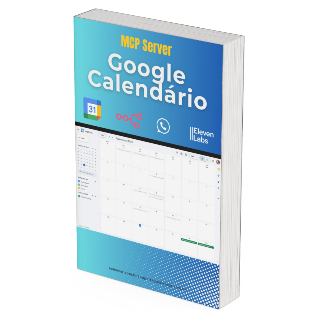 Fluxo n8n - Agendamento Inteligente com Google Calendar + MCP Server + WhatsApp
