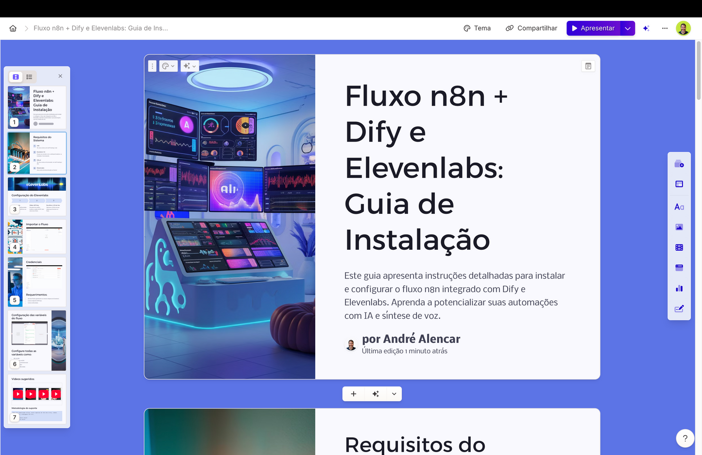 Fluxo: Agente de IA (chatbot) para clonar a própria voz n8n + Evolution + Dify e ElevenLabs