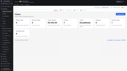 Chatwoot Commerce - Venda produtos físicos ou digitais por Chatbots de Whatsapp ou presencialmente