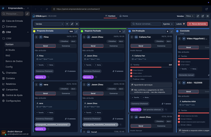Kanban V3 Profissional para Chatwoot WebApp