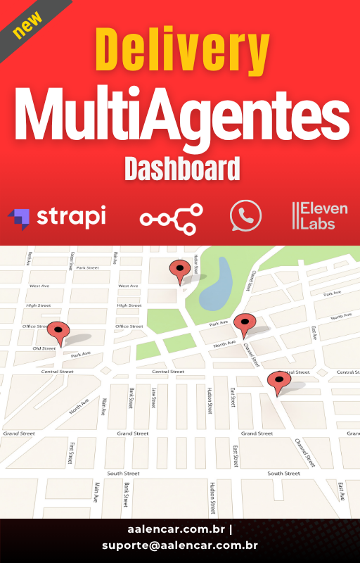 🧠 Fluxo n8n - Chatbot Delivery com Multi-Agents, Catálogo e Memória Cache