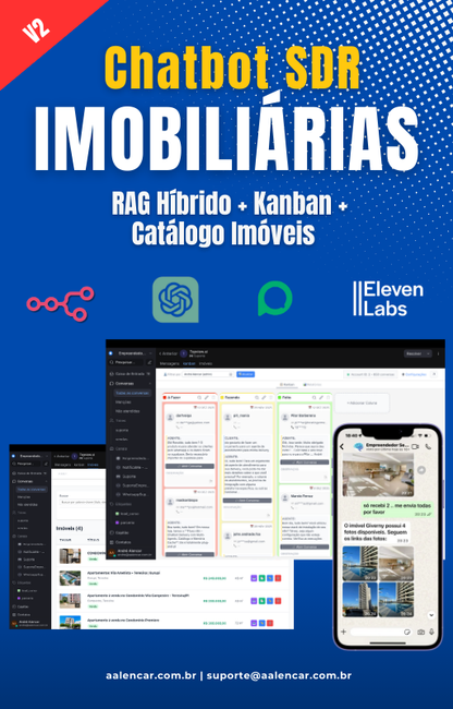 🧠 Web App para Chatwoot SDR : Cadastro de imóveis + Rag Híbrido