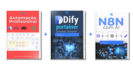 Pack de Automação com Dify, n8n e Evolution API – Ebook e Fluxos de Integração