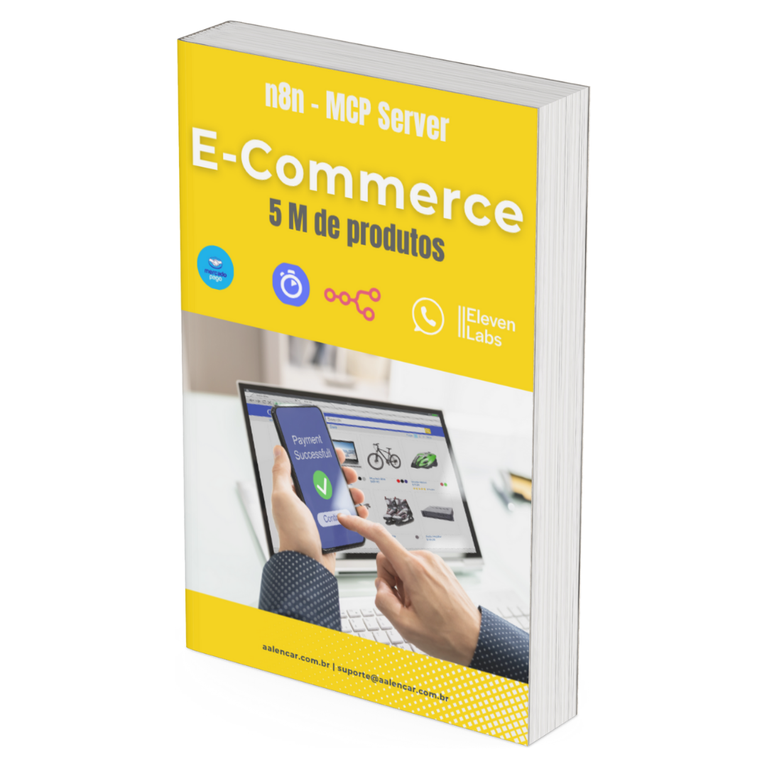 🧠 Fluxo n8n – Agente de IA para E-commerce com IA, MCP, Multiagente, Superfrete e Mercado Pago PIX