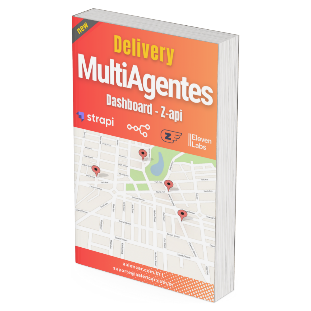 Fluxo n8n: Chatbot Deliver com Multiagentes, Z-api, Strapi, Google Maps e Mercado Pago