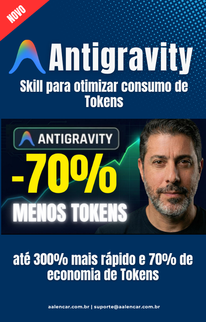 Skill Antigravity & Claude Code - Economize até 70% de tokens e aumente a velocidade em 3x