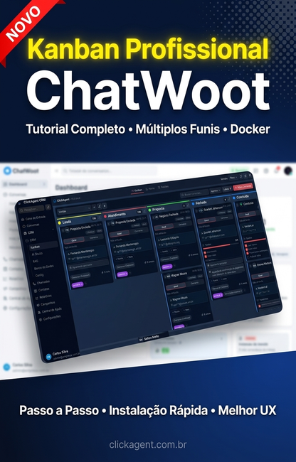 Kanban V3 Profissional para Chatwoot WebApp